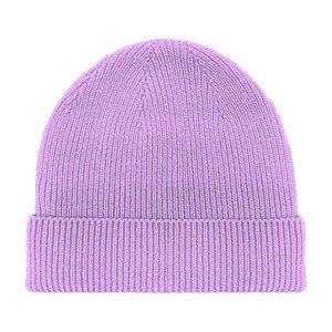 Bonnet mérinos et cachemire Bois de rose