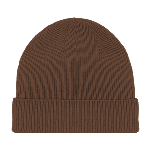 Bonnet mérinos et cachemire Marron