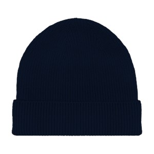 Bonnet mérinos et cachemire Bleu foncé
