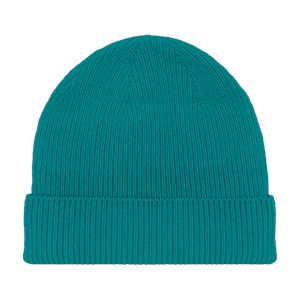 Bonnet mérinos et cachemire Turquoise