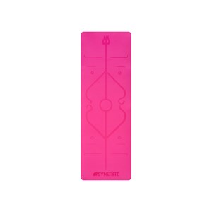 Tapis de yoga colorie rose