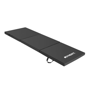 Tapis d'exercices pliable colorie noir