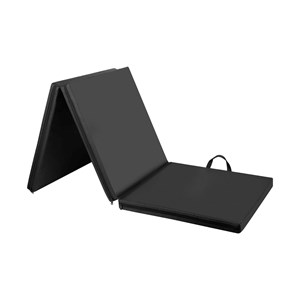 Tapis d'exercices pliable colorie noir