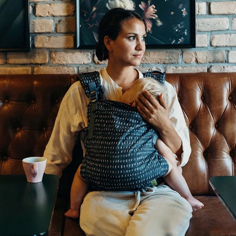 Porte bébé boba x denim rain