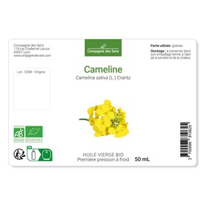 Huile de cameline de france bio - 100ml - fraîcheur garantie oxycert® - vierge &
