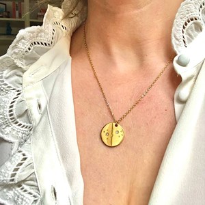 Collier signe du zodiaque gémeaux