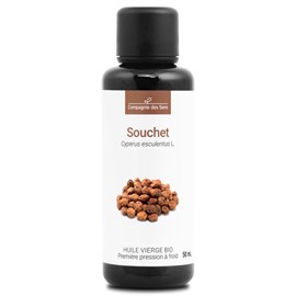 Huile de souchet bio - 50ml - fraîcheur garantie oxycert® - vierge & de 1?? pres