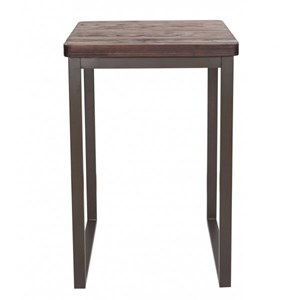 Mange debout 70 cm acier-bois m