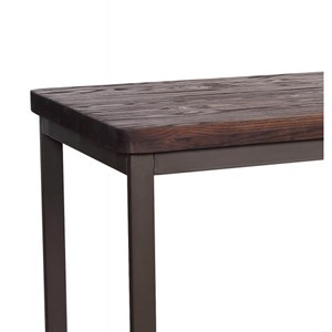 Mange debout 120 cm acier-bois