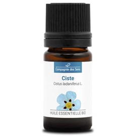 Ciste (cistus ladaniferus) - huile essentielle bio - 5ml garantie chromacert® -