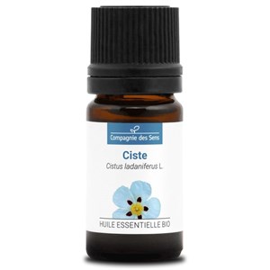 Ciste (cistus ladaniferus) - huile essentielle bio - 5ml garantie chromacert® -