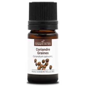 Coriandre graines - huile essentielle bio - 5ml garantie chromacert® - chémotypé