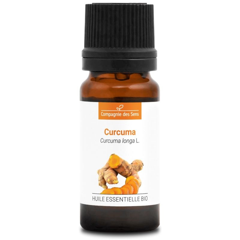 Curcuma (curcuma longa) - huile essentielle bio - 10ml garantie chromacert® - ch