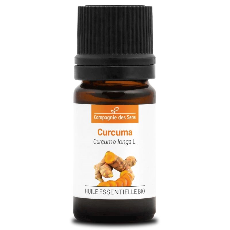 Curcuma (curcuma longa) - huile essentielle bio - 5ml garantie chromacert® - ché