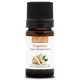 Gingembre (zingiber officinale) - huile essentielle bio - 5ml garantie chromacer
