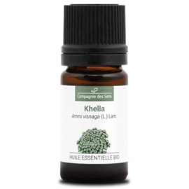 Khella (ammi visnaga) - huile essentielle bio - 5ml garantie chromacert® - chémo