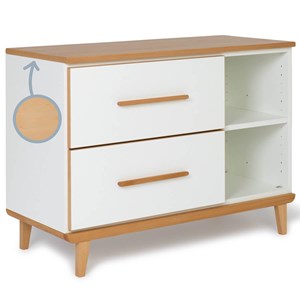Petit meuble 2 tiroirs nado by a.k.