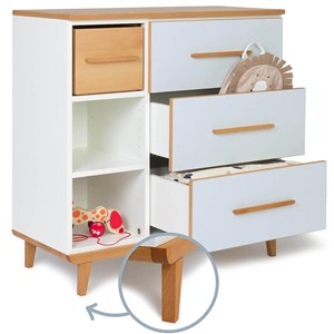 Commode 3 tiroirs nado by a.k. Sky blue