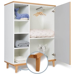 Armoire 120cm 1 porte nado by a.k.