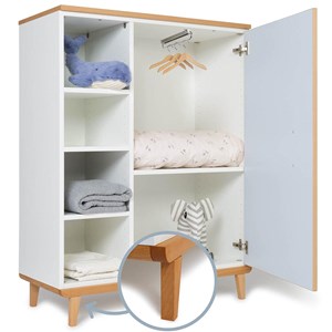 Armoire 120cm 1 porte nado by a.k.