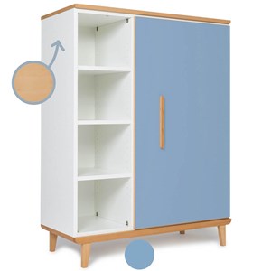Armoire 120cm 1 porte nado by a.k.