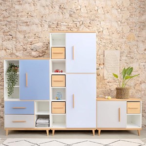 Armoire 147cm 2 portes nado by a.k.