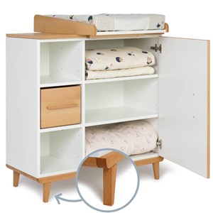 Commode à langer 1 prt 3 n nado rh w