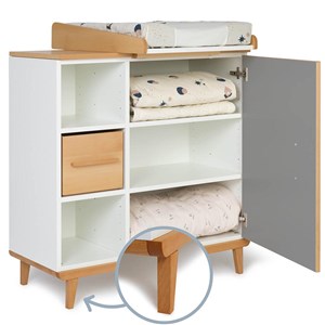 Commode à langer 1 prt 3 n nado rh sg