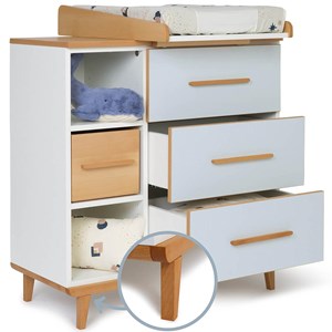 Commode à langer 3 tiroirs nado by a.k.
