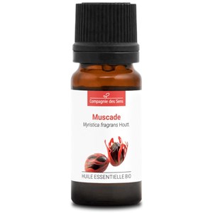 Muscade (myristica fragrans) - huile essentielle bio - 10ml garantie chromacert®