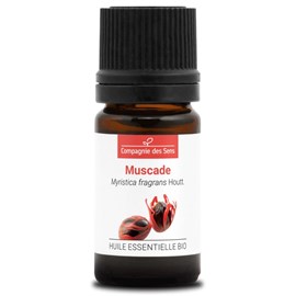 Muscade (myristica fragrans) - huile essentielle bio - 5ml garantie chromacert®