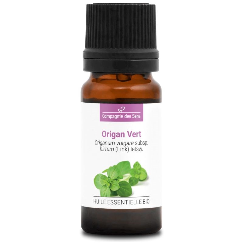 Origan vert (origanum vulgare) - huile essentielle bio - 10ml garantie chromacer