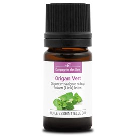 Origan vert (origanum vulgare) - huile essentielle bio - 5ml garantie chromacert
