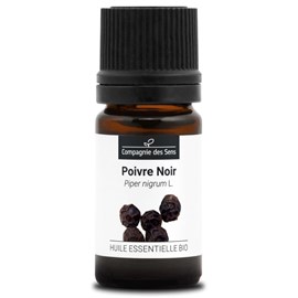 Poivre noir (piper nigrum) - huile essentielle bio - 5ml garantie chromacert® -