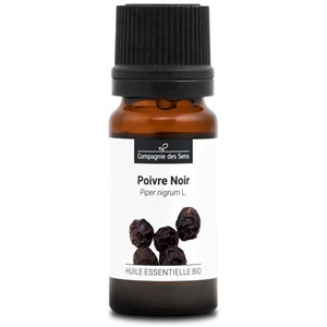 Poivre noir (piper nigrum) - huile essentielle bio - 10ml garantie chromacert® -