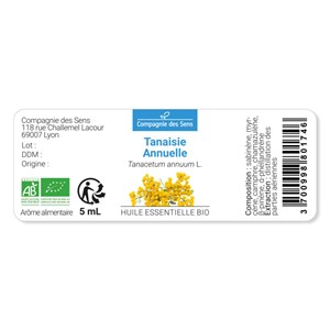 Tanaisie annuelle - huile essentielle bio - 5ml garantie chromacert® - chémotypé