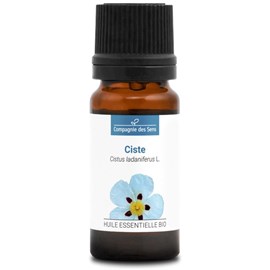 Ciste (cistus ladaniferus) - huile essentielle bio - 10ml garantie chromacert® -