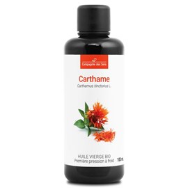 Huile de carthame bio - 100ml - fraîcheur garantie oxycert® - vierge & de 1?? pr