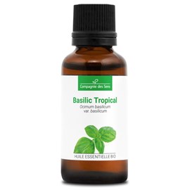Basilic tropical - huile essentielle bio - 30ml garantie chromacert® - chémotypé