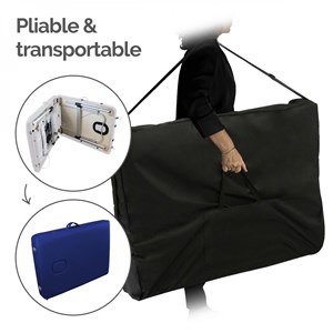 Table massage pliante 2 zones