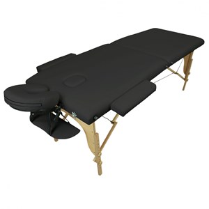 Table massage pliante 2 zones bois