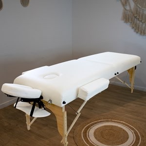 Table de massage épaisse - 2 zones