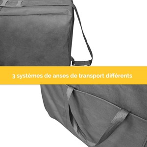 Housse à roulettes table de massage