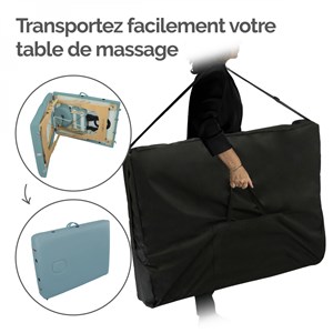 Housse transport table massage