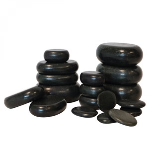 Lot de 20 pierres chaudes