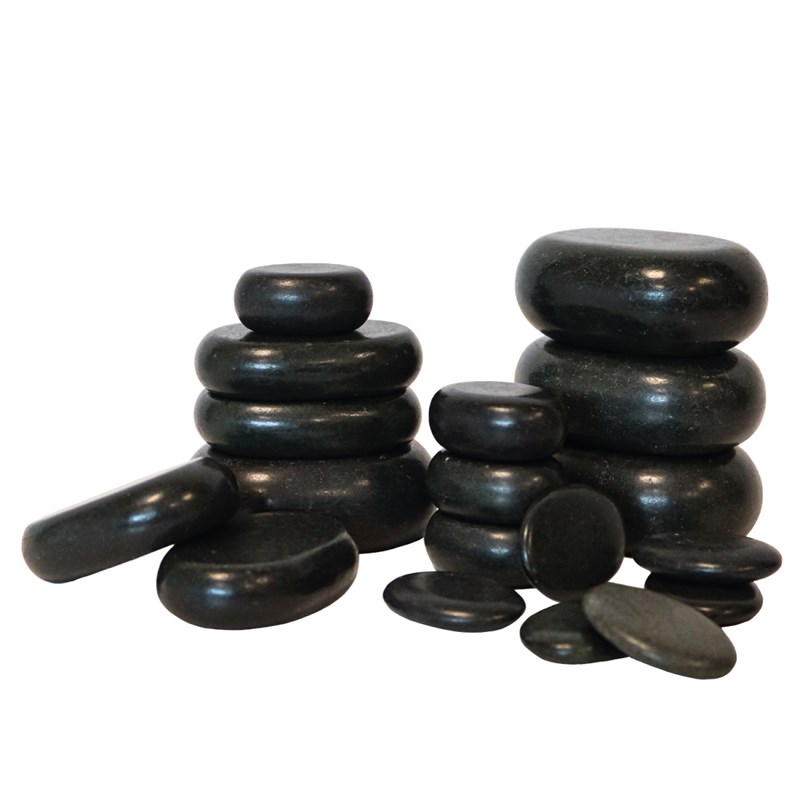 Lot de 20 pierres chaudes