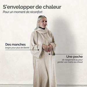 Plaid avec manches - adulte