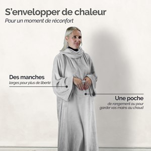 Plaid avec manches - adulte