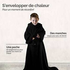 Plaid avec manches - enfant