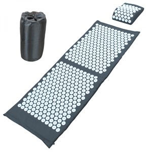Tapis et coussin d'acupression - gris